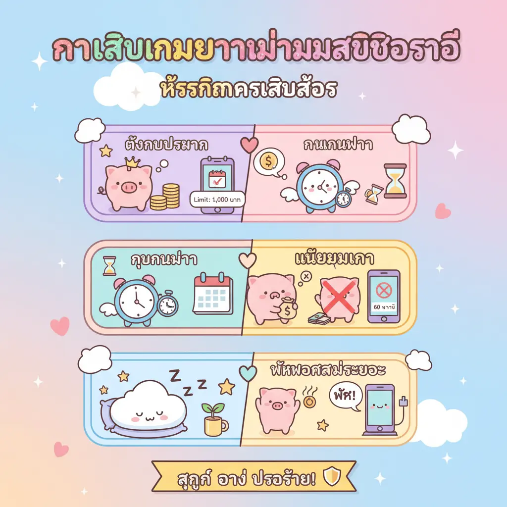 ขั้น ตอน การเล่นสล็อต - การเล่นเกมอย่างมีความรับผิดชอบ