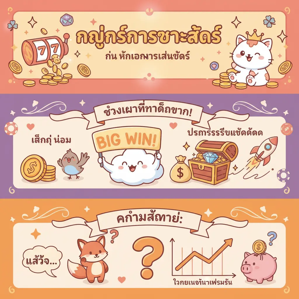 ขั้น ตอน การเล่นสล็อต - กลยุทธ์การชนะสล็อต