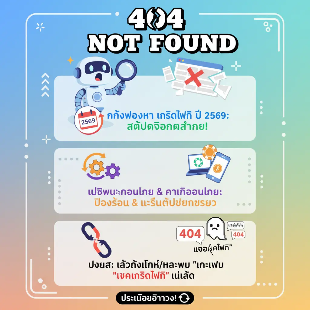 เครดิตฟรี - 404 Not Found