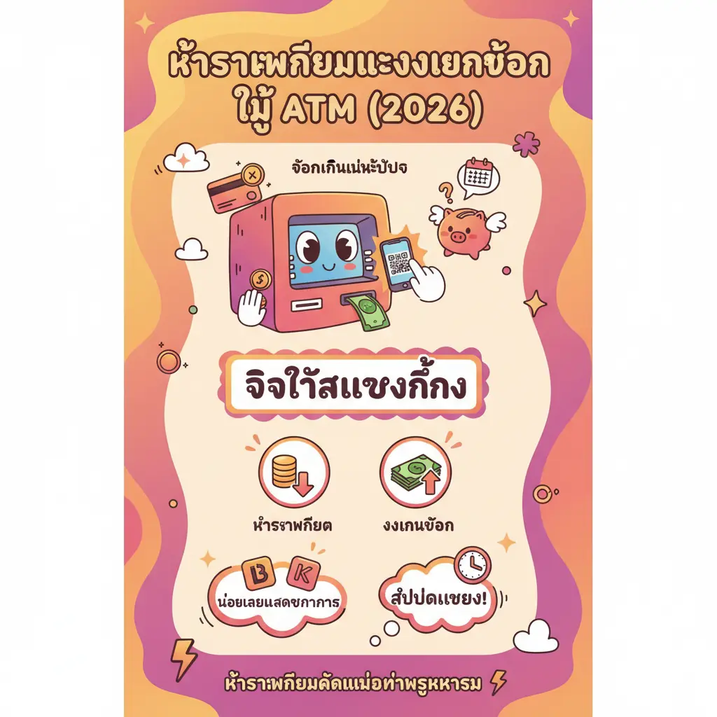 ถอนเงิน - ตู้ ATM