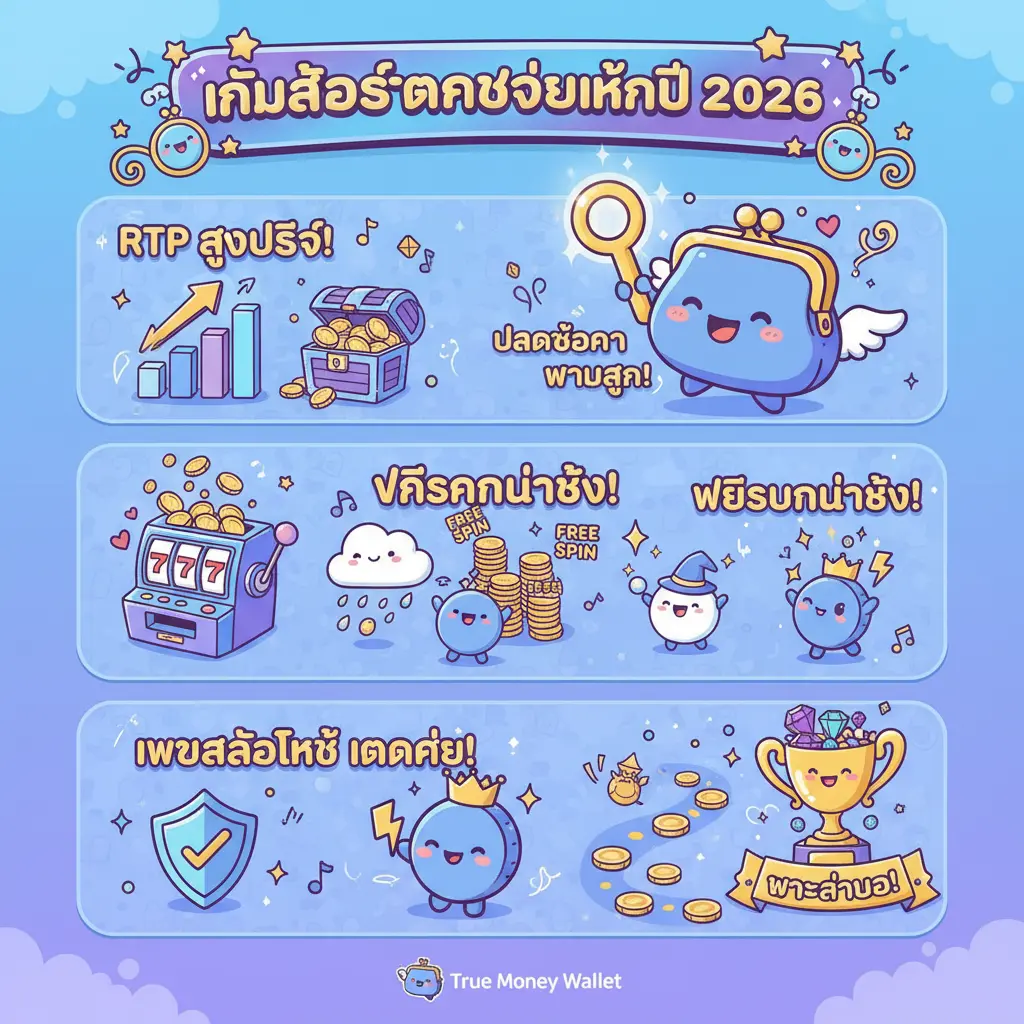 เว็บสล็อตแท้ แตกง่าย - True Money Wallet